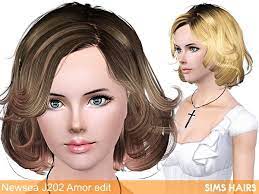 Are you looking for best hairstyle mods for the sims 4? Newsea S J202 Af Hairstyle Retexture By Sims Hairs Sims Hair Hairstyle Hair Styles