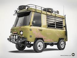 Vehicle still keeps the look of retro van. Sergej Mironov Uaz 452 Multi Tuning 3d Model