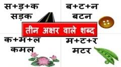 Teaches the alphabet one letter at a time (except for the first book, which starts with several letters). à¤¤ à¤¨ à¤…à¤• à¤·à¤° à¤µ à¤² à¤¶à¤¬ à¤¦ Three Letter Words In Hindi