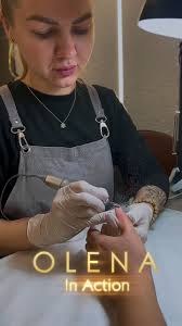 Olena in action