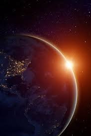 Check spelling or type a new query. Rising Sun Behind Planet Wallpaper Earth Earth From Space Wallpaper Space