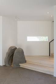 A savvy woman has revealed how she transformed her tired wooden stairs with a brilliant faux tile look using vinyl contact from bunnings. Photo 1 Of 1025 In Staircase Wood Photos From A Dramatic Home On San Juan Island Appears To Cascade Toward The Sea Dwell