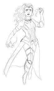 Pictures of scarlet witch coloring pages and many more. Msh S Contents On Twitter W I P Anyway Spoiler Alert This Is A Work In Progress Drawing I Did Of Wanda In Her New Scarlet Witch Outfir Her Boots Were Shown Much So Its