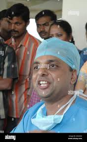 Chief orthopedic surgeon Dr. Sharan Patil, heading the operation