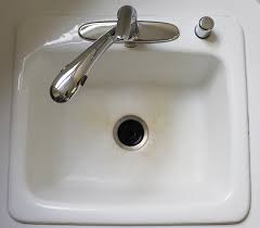 Let them soak till the water is cool enought for me to get in there with a scrubby, clean all sides and rinse, take racks out and wipe out sink. How To Clean A Kitchen Sink In 3 Minutes