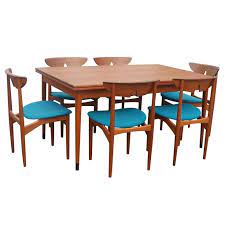 Three Kurt Ostervig Scandinavian Teak Dining Chairs Danish Dining Table Danish Dining Rooms Teak Dining Chairs