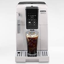 Coffee machine terbaik spoon bread origin. De Longhi White Dinamica Espresso Machine With Iced Coffee And Manual Milk Frother Reviews Crate And Barrel