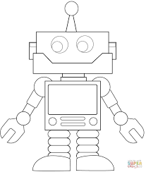 Roboter zum nachfahren und ausmalen. 36 Roboter Zum Ausmalen Besten Bilder Von Ausmalbilder