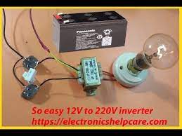 Inverter 1 5v To 220v How To Make Inverter Made To Easy Simple Circuit New Idea Youtube Diy Generator Simple Circuit Electronics Circuit