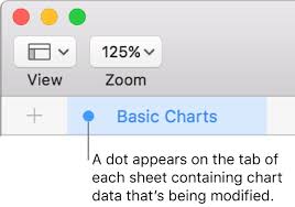 modify chart data in numbers on mac apple support