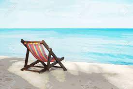 Frequent special offers and discounts up to 70% off for all products! Portrait Of A Beach Chair On A White Sand Beach With Bluesky Stock Photo Picture And Royalty Free Image Image 72476480