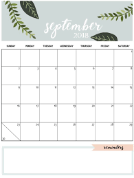 Cute September 2018 Calendar Jpg 998 1 327 Pixeles September Calendar September Calendar 2018 September Calendar Printable