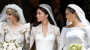 Vintage wedding dress corset background. Royal Weddings Then And Now Meghan Markle Kate Middleton And Princess Diana The New Yorker