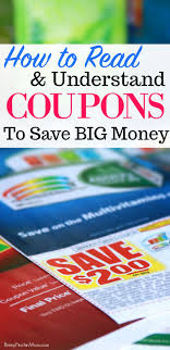 Reading Coupons So You Can Save Money At The Store Couponing For Beginners Coupons Saving Money