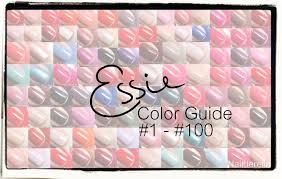 Essie Color Guide 1 100 Nailderella
