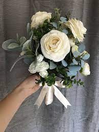 Browse the most beautiful wedding flowers to get inspired for your own big day. Homemade Silk Flower Wedding Bouquet Diy Weddingonabudget Flower Bouquet Wedding Wedding Bouquets Diy Wedding Bouquet