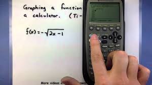 Pre Calculus Using A Calculator To Graph A Function Ti 89 Graphing Calculus Calculator