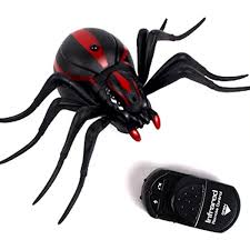 Latburg remote control spider fright props prank fake spider robot games for joke novelty spoof electric changeable toy decoration party discovery rc tarantula spider with infrared remote controlled technology ages 8+ with lifelike movement & glowing led eyes new in unopened box. Pin On Grown Up Toys