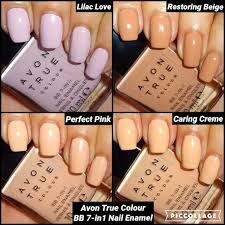 Wendy S Delights Avon True Colour Bb 7 In 1 Nail Enamels Lilac Love Restoring Beige Perfect Pink Caring Creme Avonuk Nails Nail Colors Pink Nail Polish