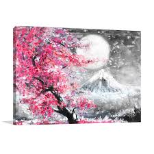 Buy cherry blossom canvas prints designed by millions of independent artists from all over the world. Sakura Tree Canvas Art Print From Australian Wallarts