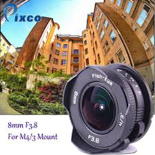 8mm F3 8 Fisheye Lens C Mount Lens Wide Angle Fish Eye For Micro Four Thirds Camera M43 For Lumix Gx8 Gx85 G7 E M5 E M10ii Wide Angle Fish Eye Lens Best Camera