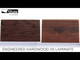 Hardwood flooring is not moisture resistant and should be kept in rooms with less of a chance of spills. Engineered Hardwood Vs Laminate Youtube