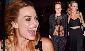 Margot Robbie and Cara Delevingne rock saucy looks to join Suicide Squad  pals in New York