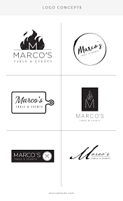 Black And White Brand Identity Logo Design Concepts Variations For A Restaurant Modern Simplistic Black And White Brand Identity Logo Design Branding Design Medical Logo Design