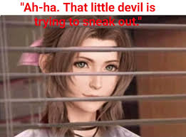 Leaving Aerith's body in the water after her death in Final Fantasy