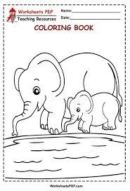 Phonics coloring worksheets pdf sunday, may 16, 2021 edit. Elephant And Its Calf Coloring Pages Worksheets Pdf