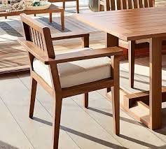 Love How The Arms Are Wide And Flat Jamie Durie Dining Armchair Potterybarn In 2020 Furniture Dining Chair Cushions Home Decor