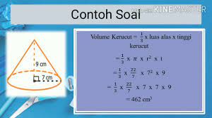 50%50% found this document useful, mark this document as useful. Volume Kerucut Dan Limas Matematika Kelas 6 Sd Youtube