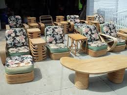 Vintage Rattan Furniture 22 Piece Set From The 1950 S Vintage Rattan Furniture Vintage House Vintage Home Decor