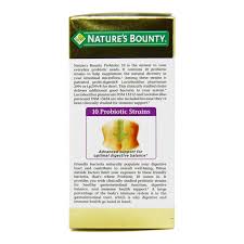 Nature S Bounty Ultra Strength Probiotic 10 60 Capsules Evitamins Com