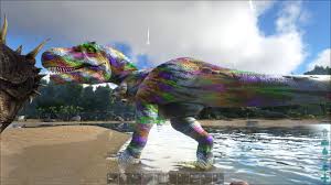 how to paint a dino in ark