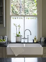 Http Www Beautifulkitchensblog Co Uk Wp Content Uploads 2013 07 Wfc Kitchen Lower Res Jpg Kitchen Sink Window Kitchen Window Treatments Frosted Window Film