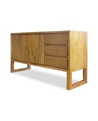 A sideboard can be an exquisite piece of art as it stunningly fills the empty spaces in your living room or dining room. Hubert Teak Sideboard Shop Furniture Online In Singapore