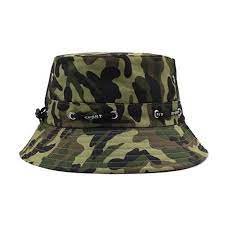 Cotton Camouflage Bucket Hat Camo Bucket Hat Hats For Men Mens Caps