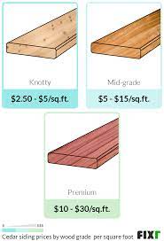 The average cost to install cedar clapboard siding ranges from $5 to $10 per square foot. 2021 Cedar Siding Cost Cost To Install Cedar Siding