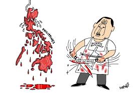 Philippines, truymp, duterte, political cartoons. Stephff Cartoonist On Twitter Cartoon Of The Day Duterte Butchery