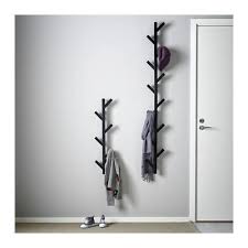 Ikea Tjusig Hanger 78cm Black Coat Rack Wall Wall Hanger Wall Mounted Coat Rack