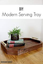 This panel is required to sit flat and any stress contained in the stock will cause noticeable warping and twisting of the completed serving tray. Diy Modern Serving Tray With Handles Free Plans And Video Tutorial