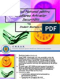 Prin prezenta cerere indic următoarele date pentru accesarea dosarului în format electronic. Ozana Mosteanu Consiliul National Pentru Studierea Arhivelor SecuritÄƒtii