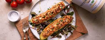 Zucchini is a highly healthy vegetable. Rezept Fur Gefullte Zucchini Schnelle Leichte Kuche