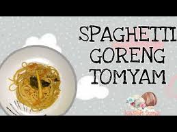 Easy spaghetti recipes provides a wide range of recipes that are easy to cook spaghetti. Resepi Spaghetti Goreng Tomyam Terlajak Sedap Youtube