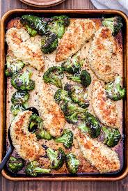 It was very easy to make, and all of the different flavors go well. Sheet Pan Parmesan Crusted Chicken And Broccoli Recipe Runner