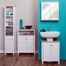 New Haven White Bathroom Furniture Collection Bathroom Furniture Storage Slimline Bathroom Storage