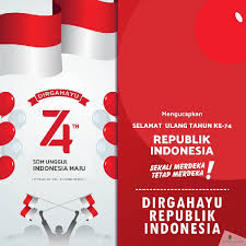 10 Contoh Desain Poster Hut Kemerdekaan Indonesia Ke 74