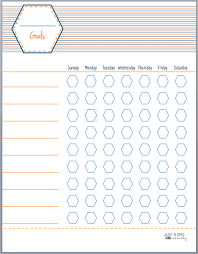 Collection Printable Goal Charts For Adults Photos Easy