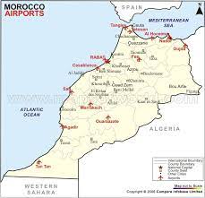 Morocco Airports Morocco Airport Map Spain Travel